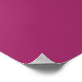 Amarant (M&P) (Vollfarbe) Poster (Ecke)