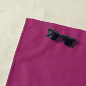 Amarant (M&P) (Vollfarbe) Strandtuch (Beispiel)