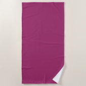 Amarant (M&P) (Vollfarbe) Strandtuch (Vorderseite)