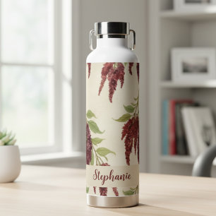 Amaranth botanisches Burgunderrot Trinkflasche