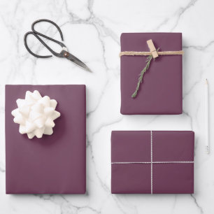 Amaranth Frühling- und Sommer-Trendfarbe    Geschenkpapier Set