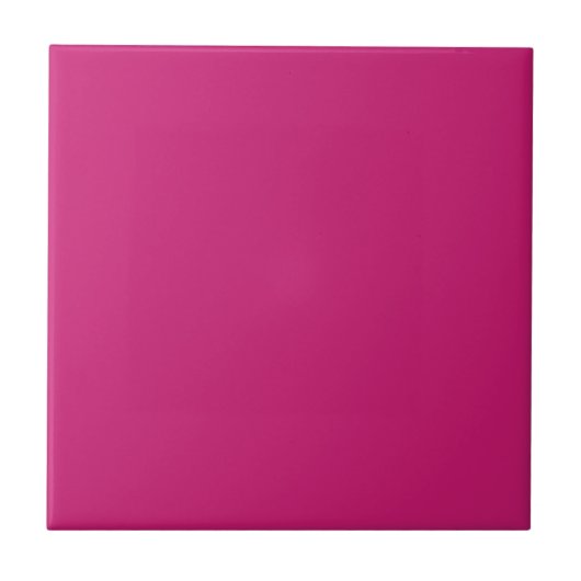 Amaranth Lila Solid Color Tile Fliese (Vorderseite)