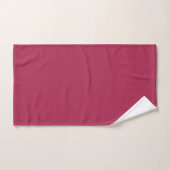 Amaranth Lila (Vollfarbe) Badhandtuch Set (Handtuch)