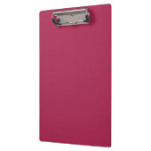 Amaranth Lila (Vollfarbe) Klemmbrett (Links)