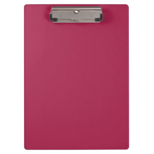 Amaranth Lila (Vollfarbe) Klemmbrett