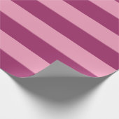 Amaranth Pink und Amaranth Lila Geschenkpapier (Ecke)