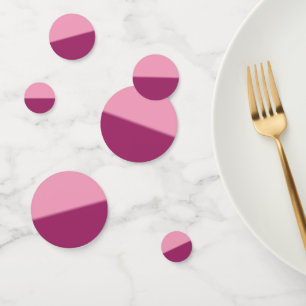 Amaranth Pink und Amaranth Lila Konfetti