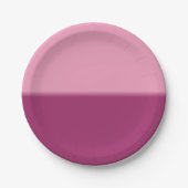 Amaranth Pink und Amaranth Lila Pappteller (Vorderseite)