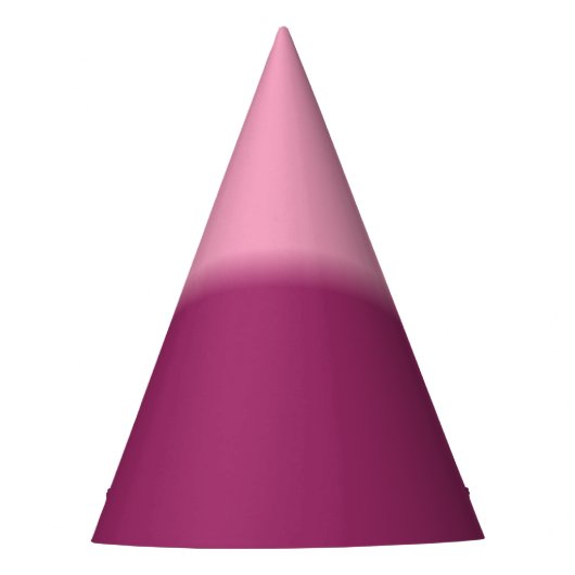Amaranth Pink und Amaranth Lila Partyhütchen (Vorderseite)