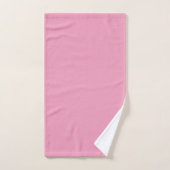 Amaranth Pink (Vollfarbe) Badhandtuch Set (Handtuch)