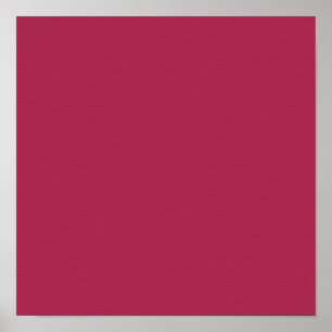 Amaranth Purpur (einfarbige Farbe)  Poster