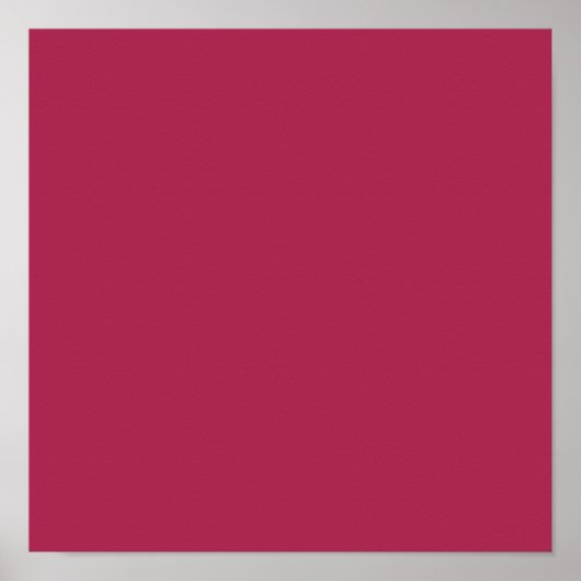 Amaranth Purpur (einfarbige Farbe) Poster (Vorne)