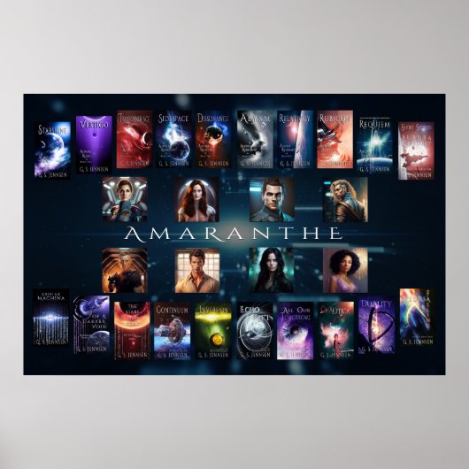 Amaranthe-Banner - 3ftx2ft Poster (Vorne)