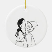 Amarantus' Keramik Saturnalia Baum Dekoration (Hinten)