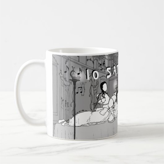 Amarantus' Saturnalia Kaffeetasse (Links)