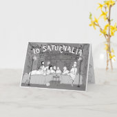 Amarantus' Saturnalia Karte (Gelbe Blume)