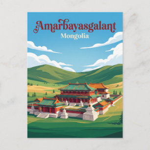 Amarbayasgalant-Kloster Mongolei Postkarte