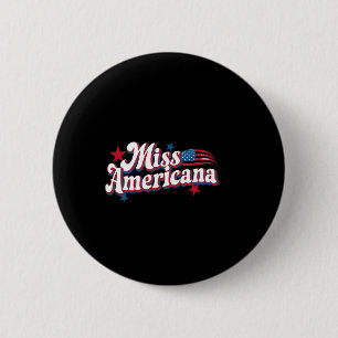 Amare Box America 4. Juli Miss Americana Retro Button