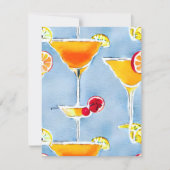 Amaretto sour - Karte (Vorderseite)