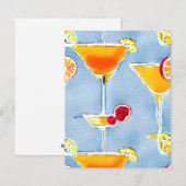 Amaretto sour - Karte (Vorne/Hinten)