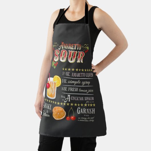 Amaretto Sour Recipe Schürze (InSitu)