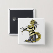 Amargasaurus wird als Freddy Krüeger verdrängt. Button (Vorne & Hinten)