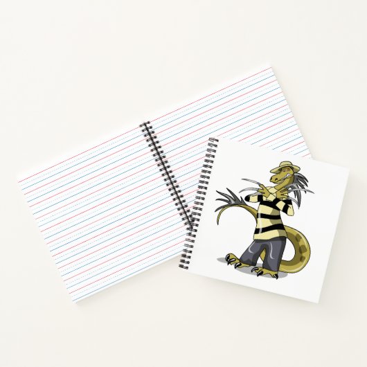 Amargasaurus wird als Freddy Krüeger verdrängt. Notizblock (Innenseite)