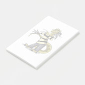 Amargasaurus wird als Freddy Krüeger verdrängt. Post-it Klebezettel (angewinkelt)