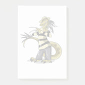 Amargasaurus wird als Freddy Krüeger verdrängt. Post-it Klebezettel (Vorderseite)