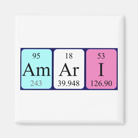 Amari Periodenmagnet Magnet (Vorne)