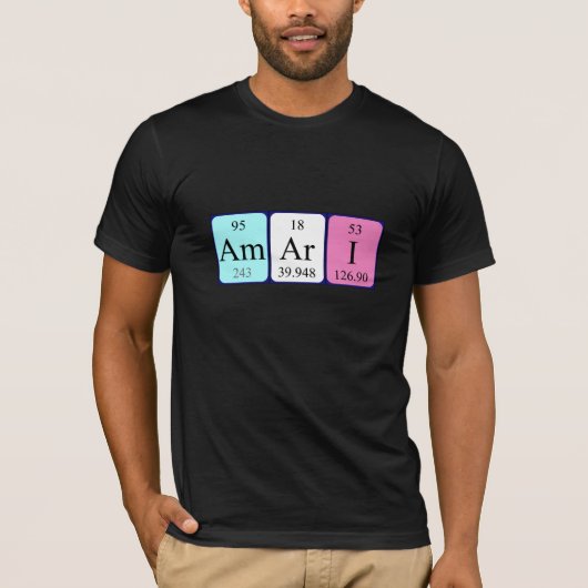 Amari Periodenname Shirt (Vorderseite)
