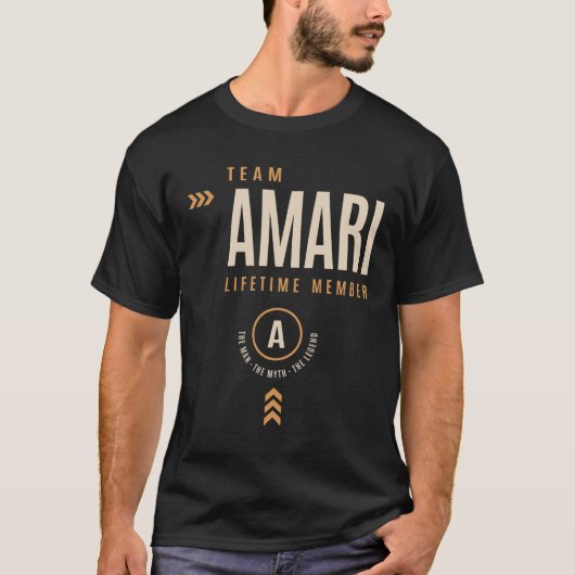 Amari Personalisierter Name - Funny Amari T-Shirt (Vorderseite)