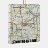 Amarillo-Christmas-Ornament-Straße 66 Keramikornament (Rechts)