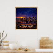 Amarillo Desert Texas Centennial Poster (Küche)