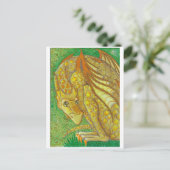 Amarillo Dragon Postcard Postkarte (Stehend Vorderseite)