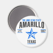 Amarillo Magnet (Vorderseite/Rückseite)