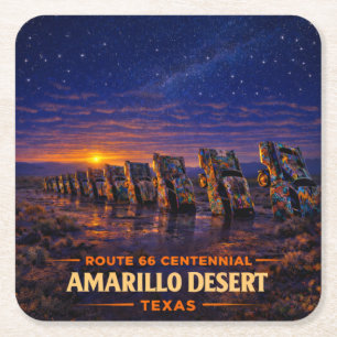 Amarillo Route 66 Barware Untersetzer Geschenk