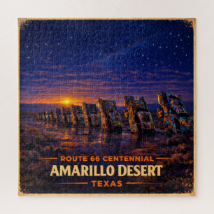 Amarillo Route 66 Desert Family Game Night Puzzle