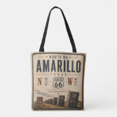 Amarillo Route 66 Reise Essentials Tasche (Rückseite)