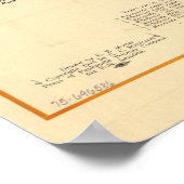 Amarillo Texas 1912 Antique Panoramabalkarte Poster (Ecke)