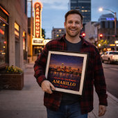 Amarillo Texas Centennial Poster