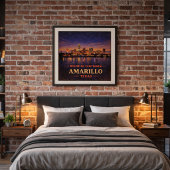 Amarillo Texas Centennialfeier Poster