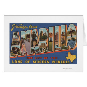 Amarillo, Texas - große Buchstabe-Szenen