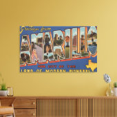 Amarillo, Texas - Große Buchstabenszenen Leinwanddruck (Insitu (Wohnzimmer))