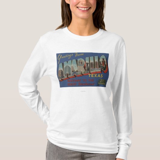 Amarillo, Texas (Herz des Pan-Handle) T-Shirt (Vorderseite)