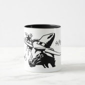 Amarillo Texas Longhorn Keramik Tasse (Zentrum)