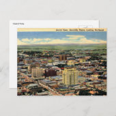 Amarillo, Texas, Luftbild, 1950 Vintag Postkarte (Vorne/Hinten)
