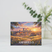 Amarillo Texas Reise Postkarte (Stehend Vorderseite)