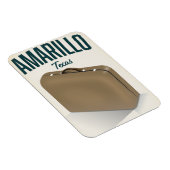 Amarillo texas Reiseplakat Magnet (Rechte Seite)