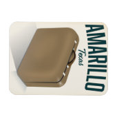 Amarillo texas Reiseplakat Magnet (Horizontal)